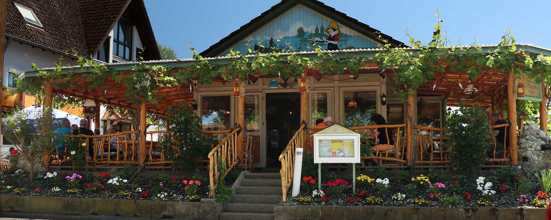 Georg`Fischerhütte Fischrestaurant Reichenau bei Konstanz: Speisekarte Fang-frischer Bodenseefisch